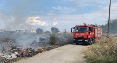 Otluk Alanda Yangın Paniği