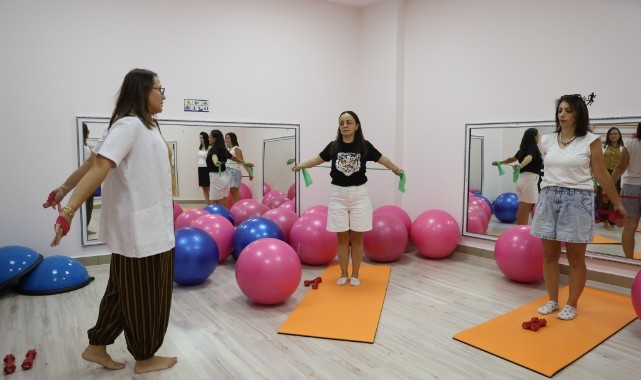 Sağlıklı Hayat Merkezi’nde Kadınlara Ücretsiz Pilates Desteği