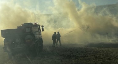 Sarayakpınar’da Yangın Paniği