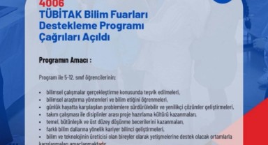 TÜBİTAK 4006 Bilim Fuarları İçin Başvuru Dönemi Başladı