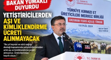 Yetiştiricilerden Aşı ve Kimliklendirme Ücreti Alınmayacak