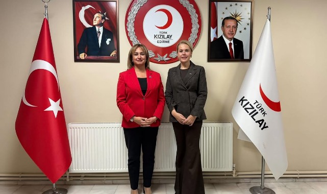 AYŞE SARI’DAN KIZILAY’A NEZAKET ZİYARETİ