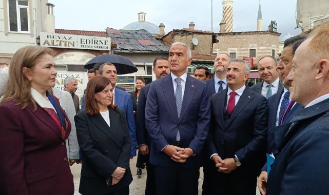 Bakan Ersoy, Edirne’nin Tarihi Değerlerini Yerinde İnceledi
