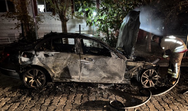 Edirne’de Bulgaristan Plakalı Otomobilde Yangın