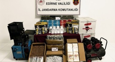 Edirne’de Kaçak Sigara Operasyonu