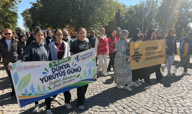 Edirne’de Sağlıklı Yaşam İçin Adımlar Atıldı