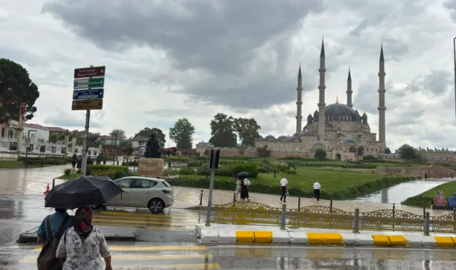 Edirne İçin Kuvvetli Yağış Uyarısı
