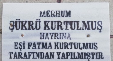Eşinin Adını Hayır Çeşmesiyle Yaşatıyor