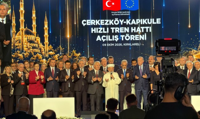 Halkalı-Kapıkule Hızlı Tren Hattı Açıldı