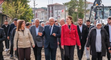 İba Meriç’te Asfalt Çalışmalarını Yerinde İnceledi