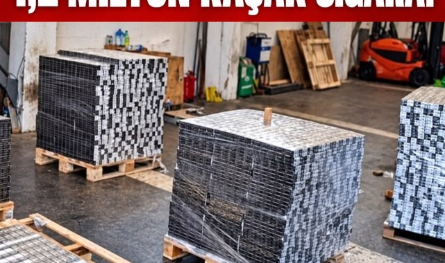 Kapıkule’nin Karşısında 1,2 Milyon Kaçak Sigara Ele Geçirildi