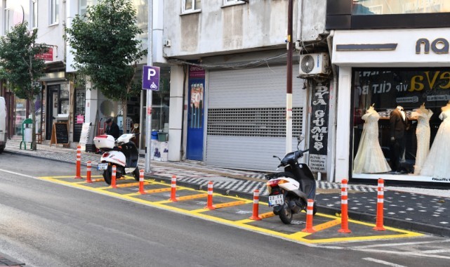 Keşan’da Motosikletler İçin Yeni Park Alanları Oluşturuldu