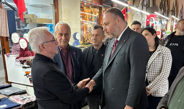 MHP Heyeti Esnaf ve Vatandaşlarla Buluştu