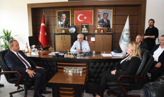 Muhtarlar, Keşan Belediyesi’ni Ziyaret Etti