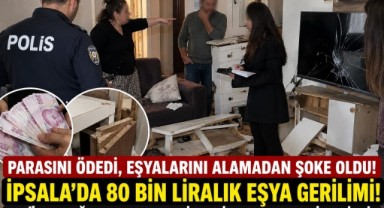Satın Aldığı Eşyalar Teslim Edilmeden Tahrip Edildi!