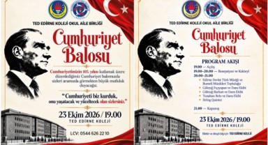 TED Edirne Koleji’nde Cumhuriyet Balosu Heyecanı