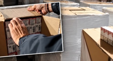 Tırdaki Yükün Tamamı Kaçak Sigara Çıktı