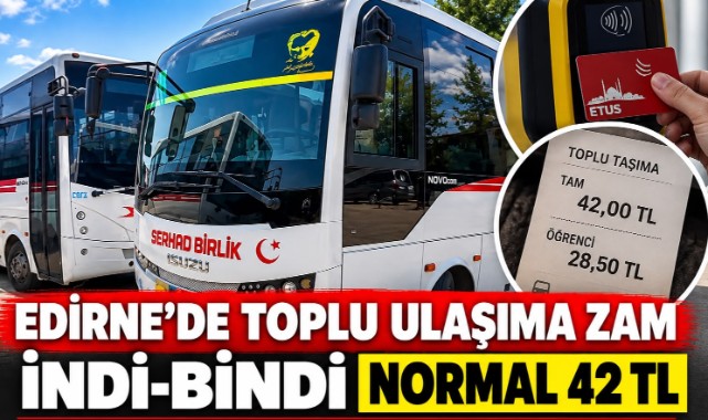 Toplu Ulaşıma Bir Zam Daha