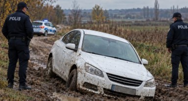Uzunköprü’de Polisten Kaçış Çamurda Son Buldu