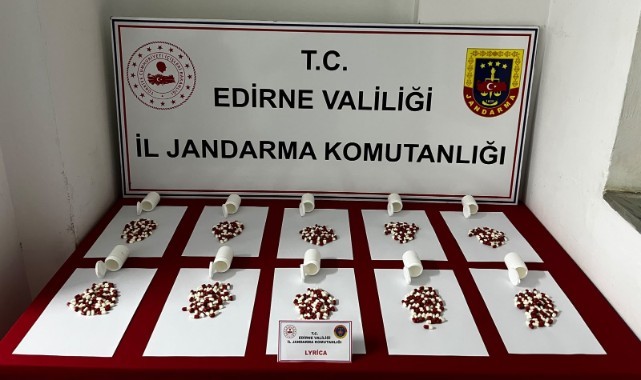 Uzunköprü’de Uyuşturucu Operasyonu! 568 Hap Ele Geçirildi