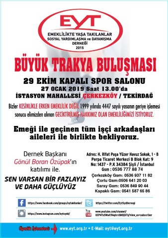 EYT’den buluşma