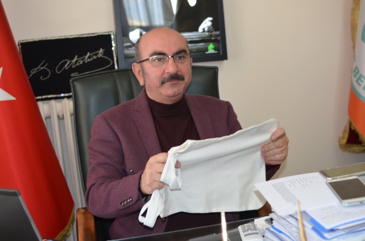 Pet şişeye bez torba