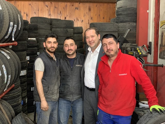İriş sanayi esnafı ile buluştu
